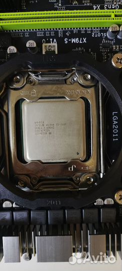 Мат.плата LGA2011 Jingsha X79M-S+xeon E5-2689+16гб