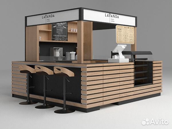 Островок кофе, Барная стойка кофе, Островок в ТЦ