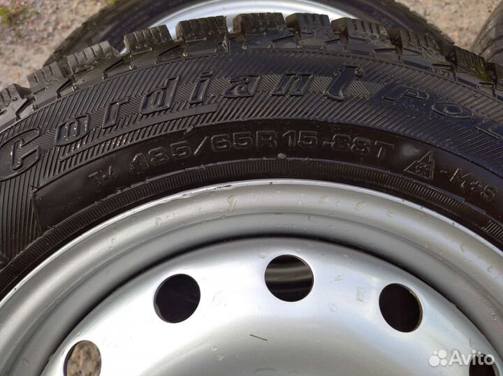 R15 Cordiant Polar 2 185/65, PCD 5x100 DIA 42