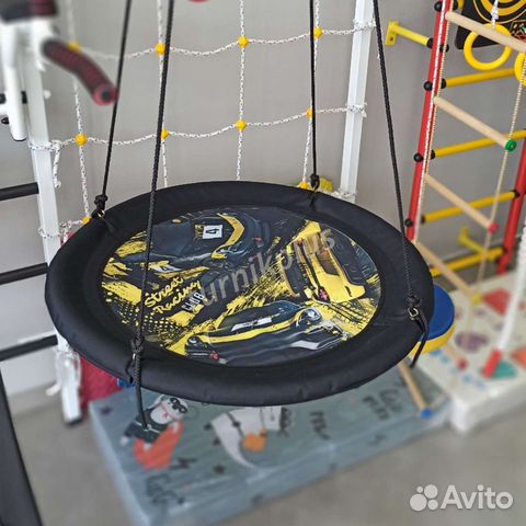 Детские качели гнездо на дачу