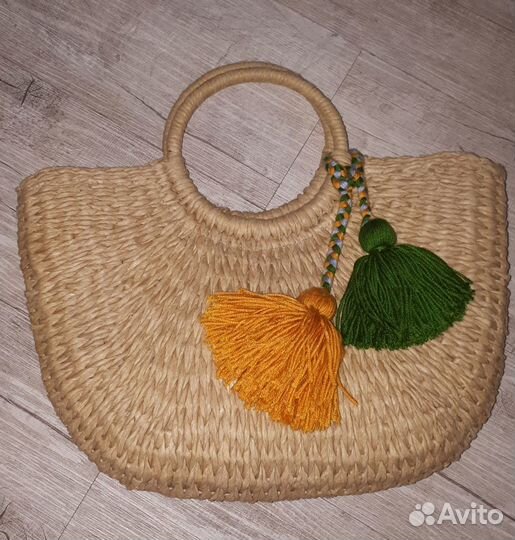 Сумка Lamarte, соломенная, авоська