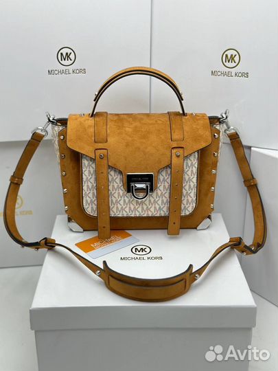 Сумка MK Michael Kors замша канва