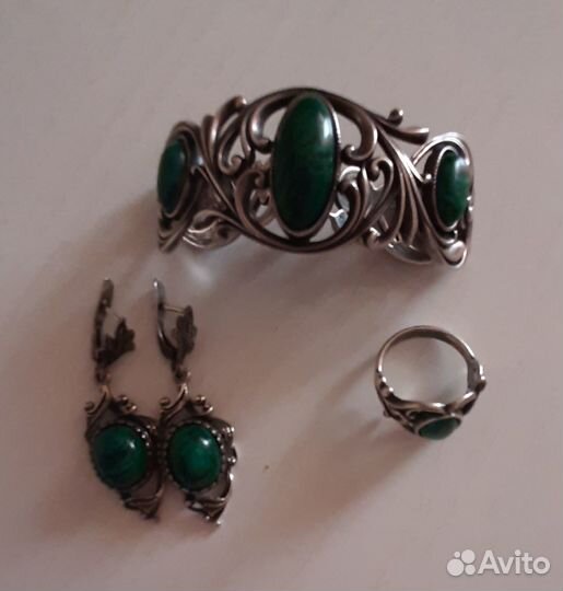 Набор украшений,браслет,серьги,кольцо