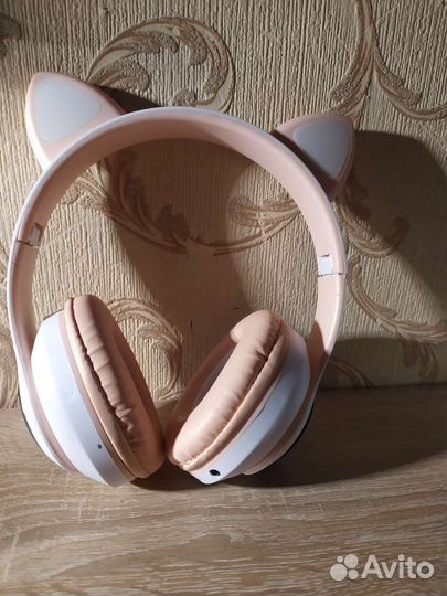 Беспроводные наушники с кошачьими ушками