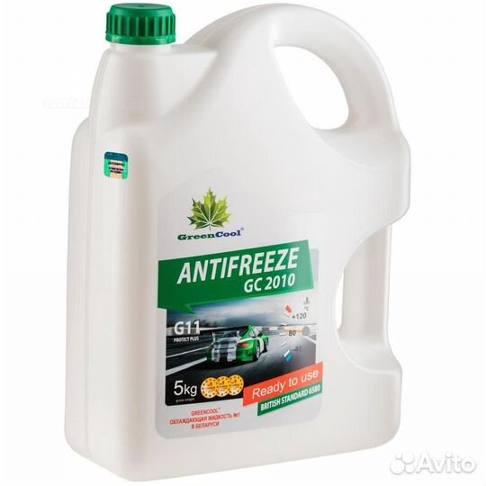 Greencool 791661 Антифриз GreenCool GC2010 G11, 5