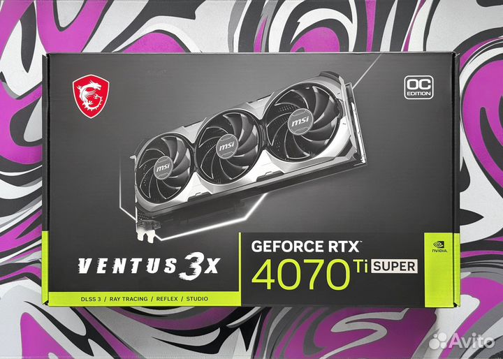 MSI RTX 4070 Ti Super Ventus 3X OC