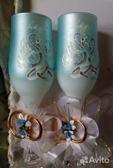 Свадебные бокалы 