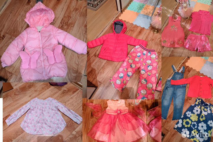 2 пакета вещей на девочку от 1,5 до 3,5 лет