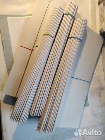 Бумажные трубочки (10х30см)