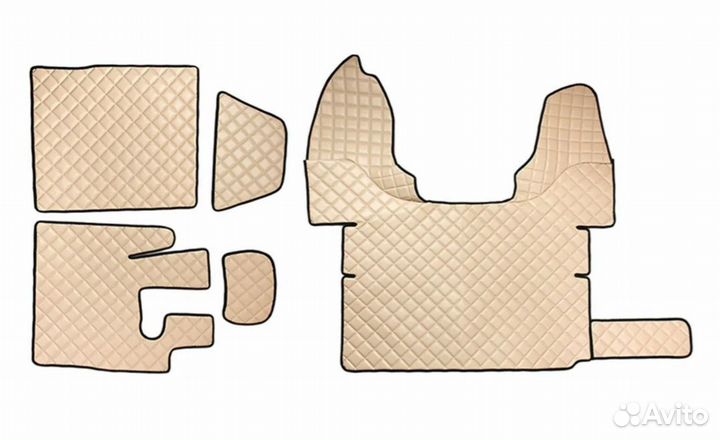 2D коврики кожзам в грузовое авто