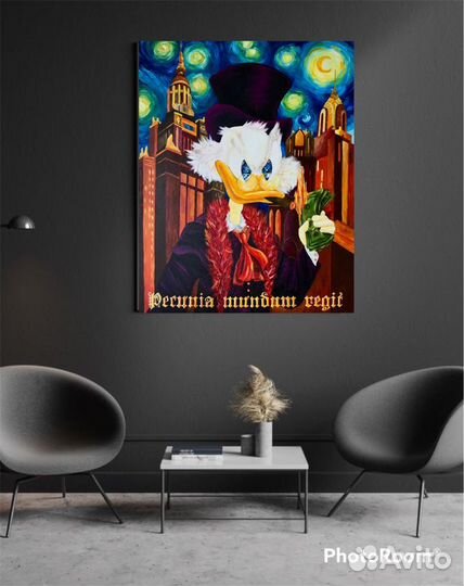 Картина маслом на заказ / роспись одежды