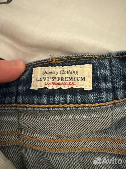 Джинсы мужские levis w30 L34 бу