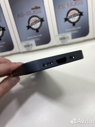 Матовый чехол на iPhone с MagSafe 12-15ProMax