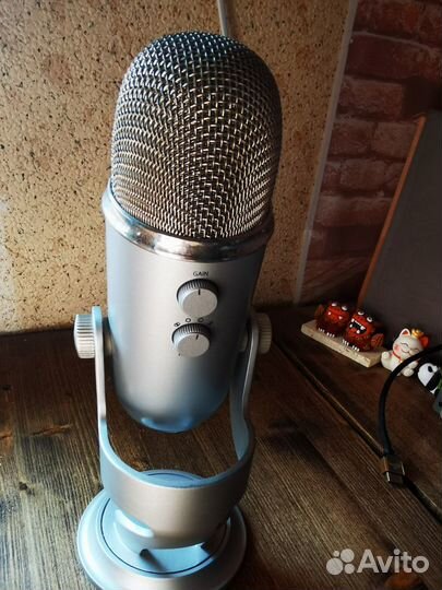 Blue Yeti микрофон, блю йети, конденсаторный