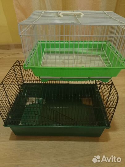 Колёса, миски, поилка, домики, клетки