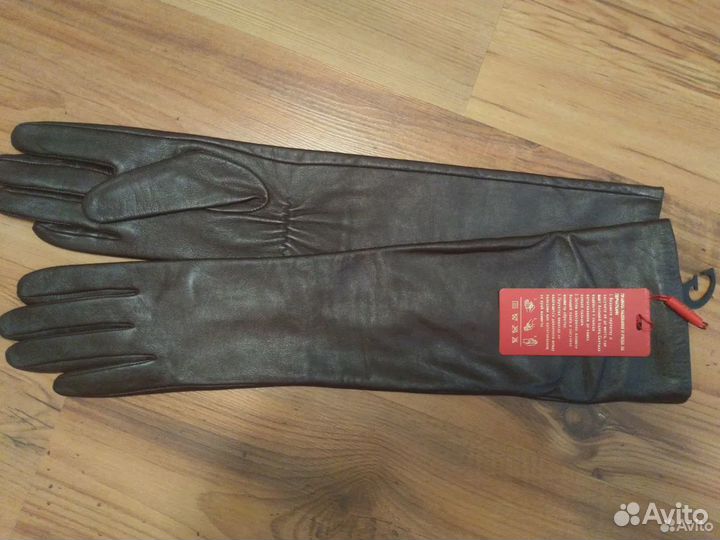 Кожаные перчатки GSG Коричневые новые (р.7,5)