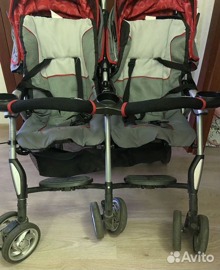 Продам коляску для двойни jetem
