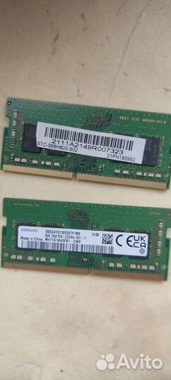 Sodimm ddr4 16gb 3200 ноутбука
