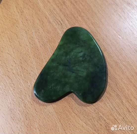 Скребок гуаша массажёр для лица