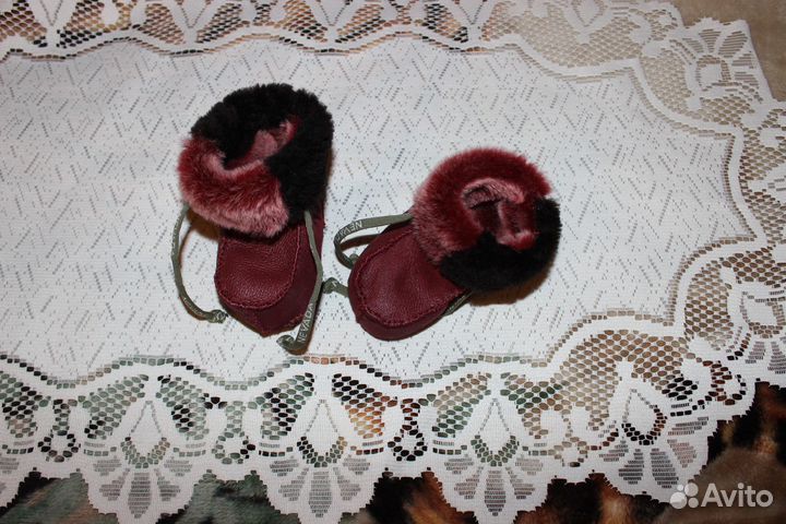 Пинетки зимние теплые