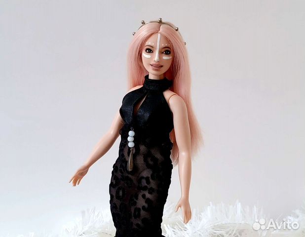 Кукла барби.Зимняя коллекция.Русалка Тёмного Озера