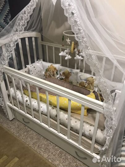 Детска кровать с ящиком