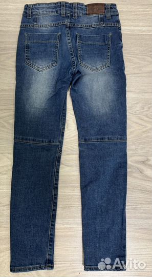 Джинсы синие размер 128