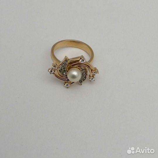 Гр19 Кольцо с камнями, 585, id 28502