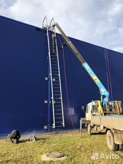 Аренда и услуги манипулятора, стрела 7 м, борт 5.9 т, 9.4 м