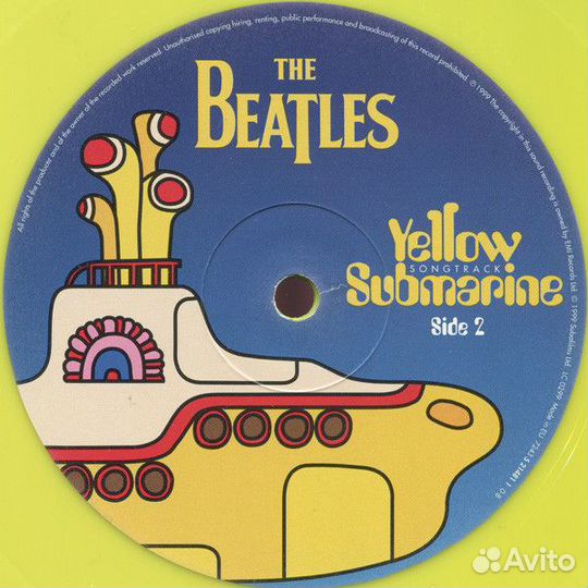 Виниловая пластинка The Beatles, Yellow Submarine
