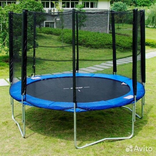 Батут с сеткой со сборкой