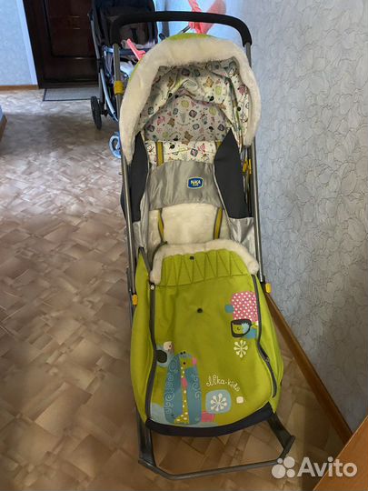 Санки коляска ника