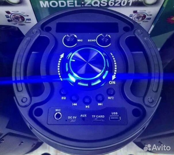 Большая блютуз Колонка ZQS-6201