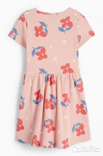 Платье в рубчик