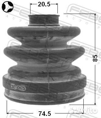 Пыльник шруса внутреннего (комплект) 0215EP16T