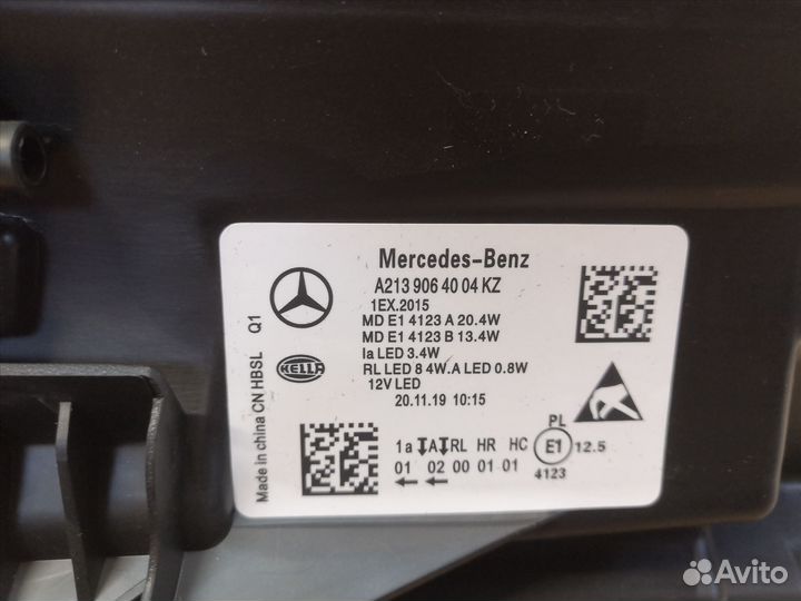 Фара Mercedes W213 W238 C238 Мерседес в213