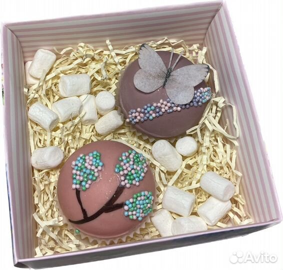 Шоколадные бомбочки с маршмеллоу