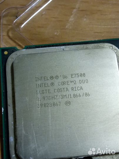Процессор Core2Duo E7500 бу