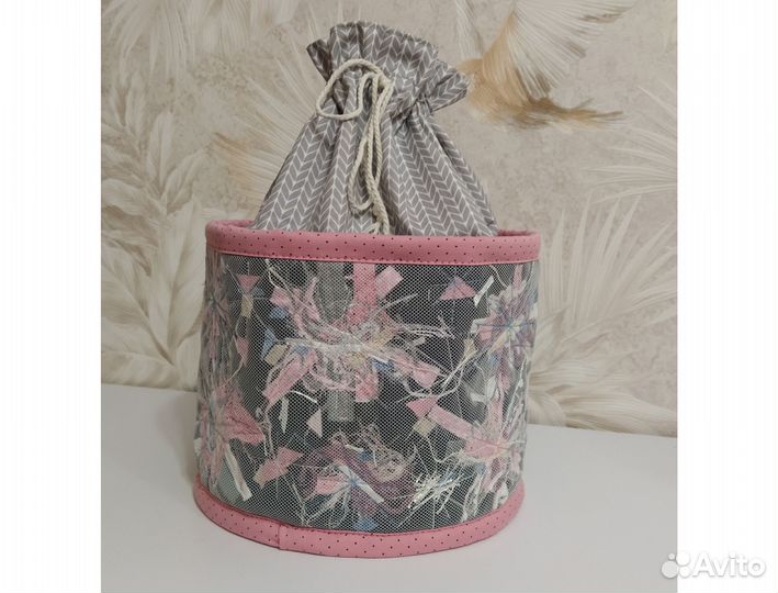 Корзинка-органайзер из ткани