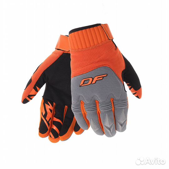 Перчатки dragonfly enduro Gray-Orange-Black 600122