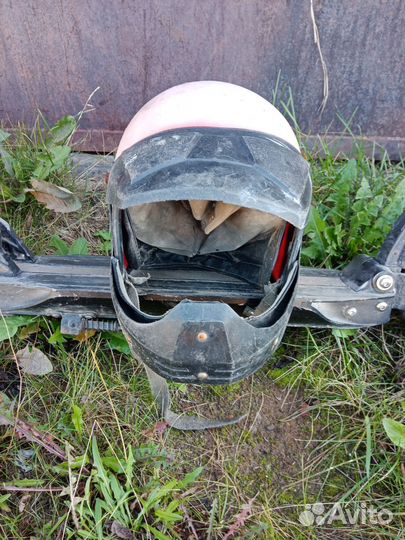Мото шлем ретро