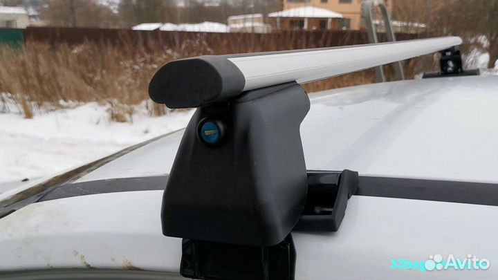 Багажник на Kia Rio (аэродинамика, универсальный)