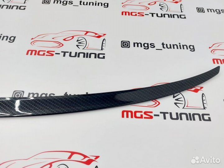 Спойлер Audi A3 8V дорест для седана под карбон