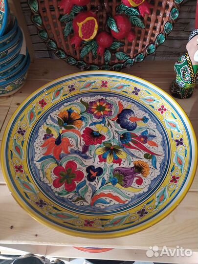 Ляган Риштанская керамика