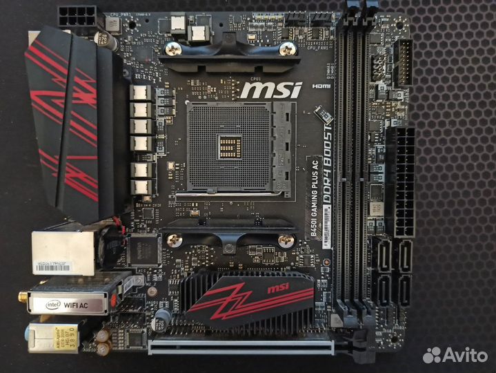 Материнская плата b450i msi gaming ac plus