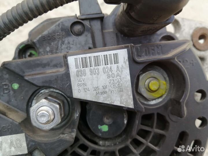 Генератор VW Т5 1.9 TDI транспортер