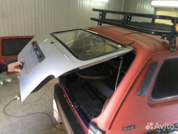 Пластиковая крышка багажника тюнинг нива