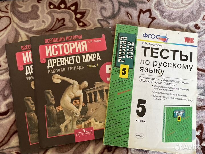 Рабочие тетради 5 класс