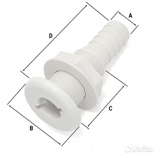 44715 Стакан дренажный 25*32 мм