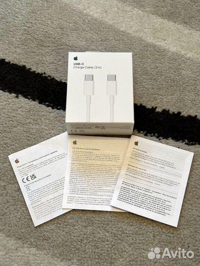 Кабель USB-C для Apple MacBook 2 метра оригинал